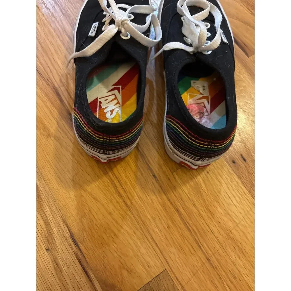 Vans: Love is Love Pride Collection Shoes - Worn once - Black - Youth 4.5